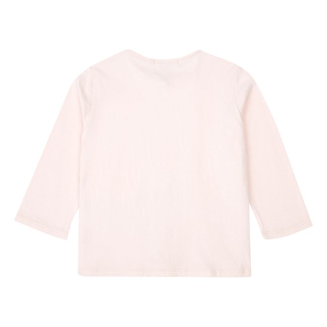 Cardigan Coton Bio Coco | Rose pâle