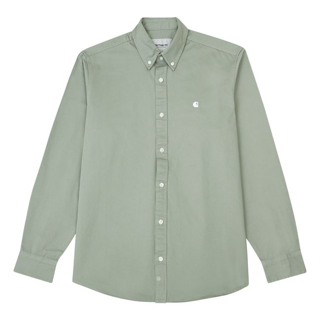Madison Cotton Shirt | Pale green