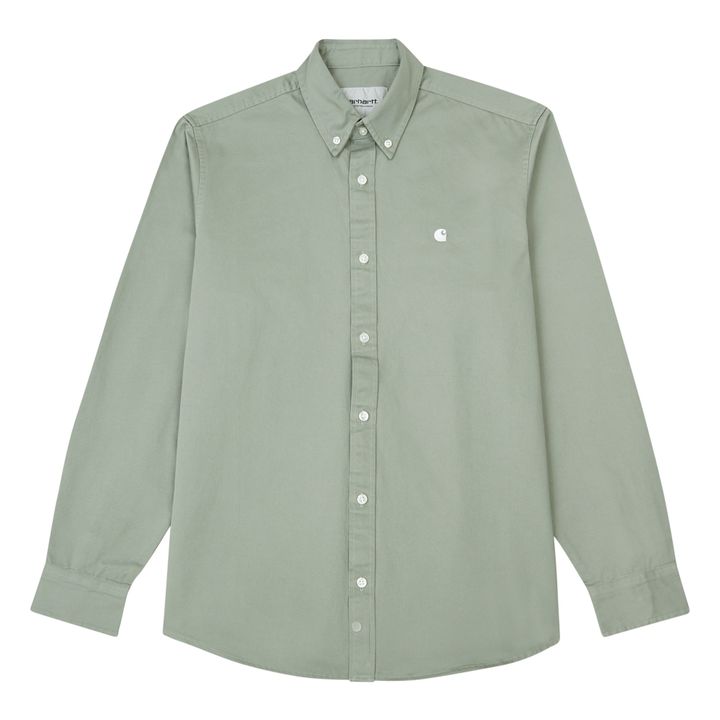 Madison Cotton Shirt | Verde Pálido- Imagen del producto n°0
