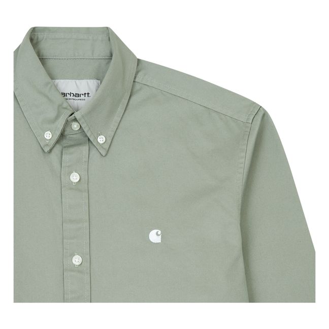 Madison Cotton Shirt | Verde Pálido