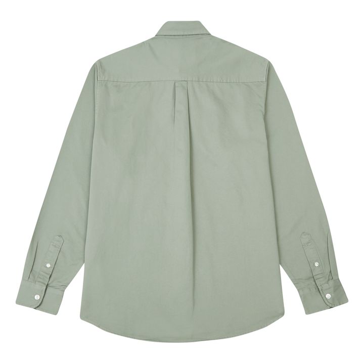 Madison Cotton Shirt | Verde Pálido- Imagen del producto n°2
