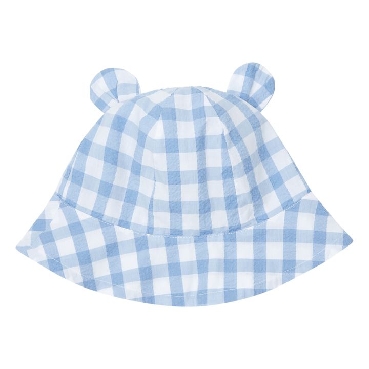 Seersucker Check Hat | Azul- Imagen del producto n°0