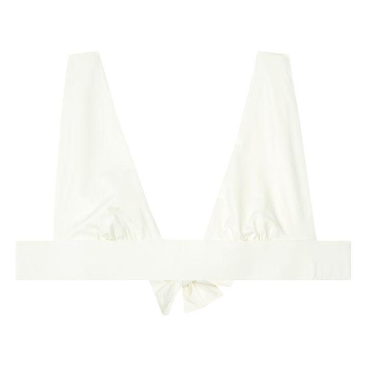 Yasmine Bikini Top | Blanco Roto- Imagen del producto n°0