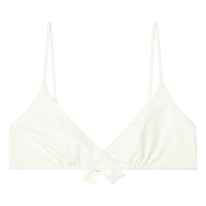 Pia Bikini Top | Blanco Roto- Imagen del producto n°0