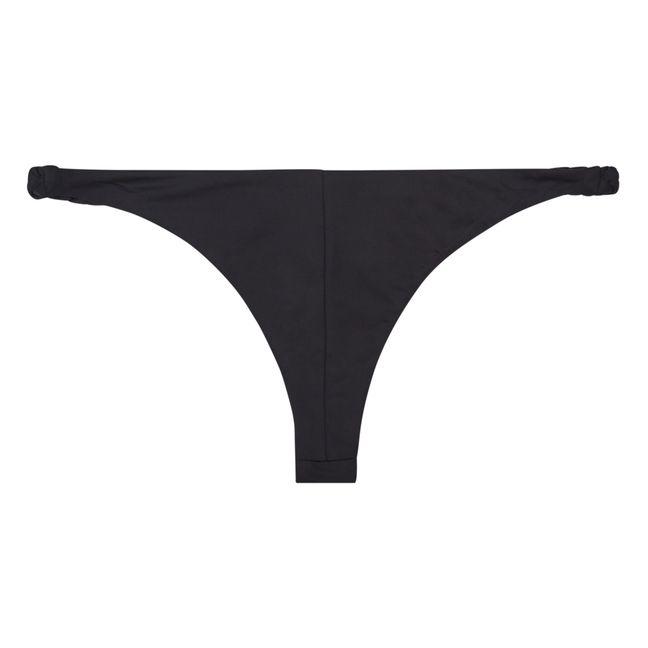 Mila Tanga Bikini Bottoms | Black