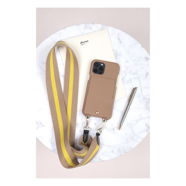 Lou Leather iPhone Case | Camel