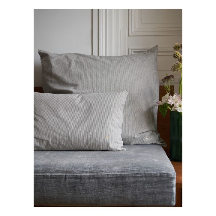 Fodera per cuscino, modello: Finette | Caviale- Immagine del prodotto n°2