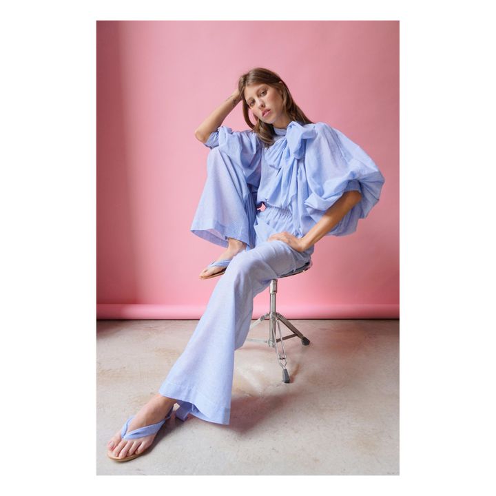 The Label Edition - Maeva Blouse - Light blue | Smallable