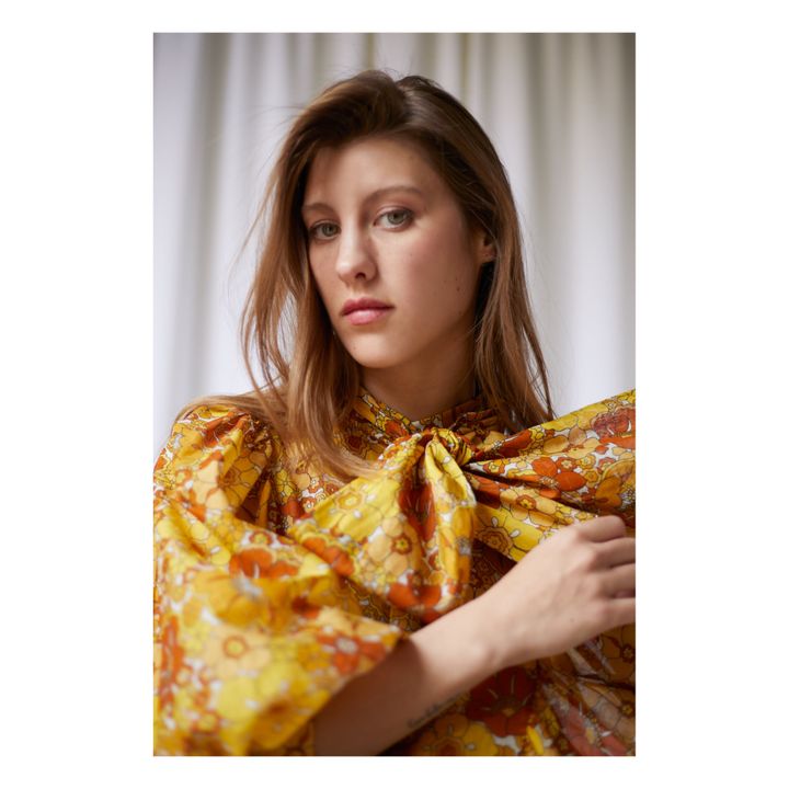 Maeva Bloom Blouse | Amarillo- Imagen del producto n°7