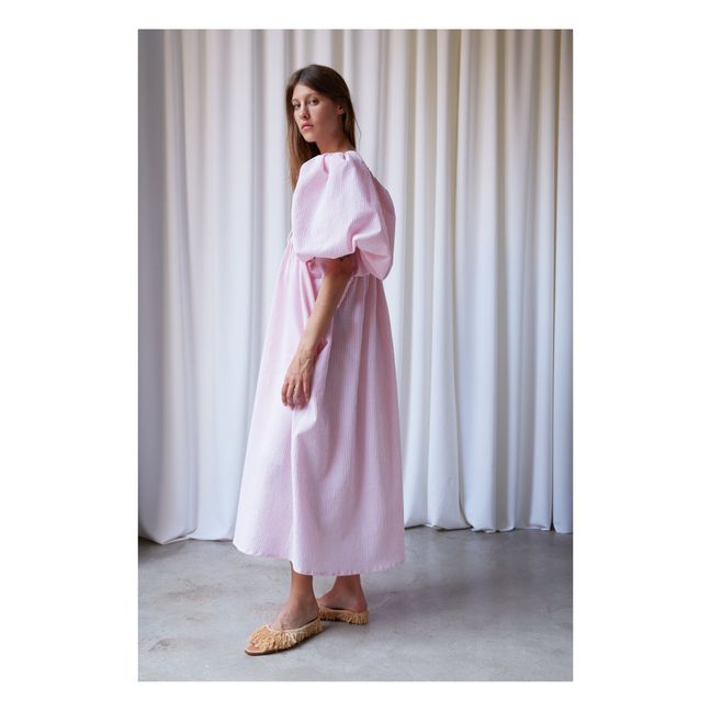 Robe Peggy Rayures Ibiza | Rose