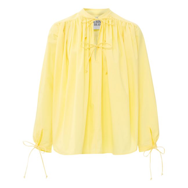 Blouse New Cigar Popeline de Coton | Jaune