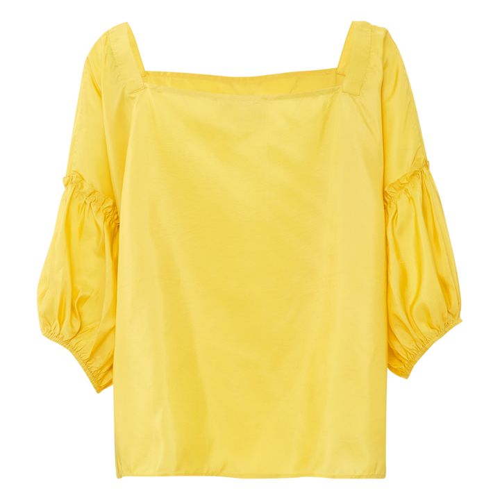 Marisol Silk Blouse | Gelb- Produktbild Nr. 2
