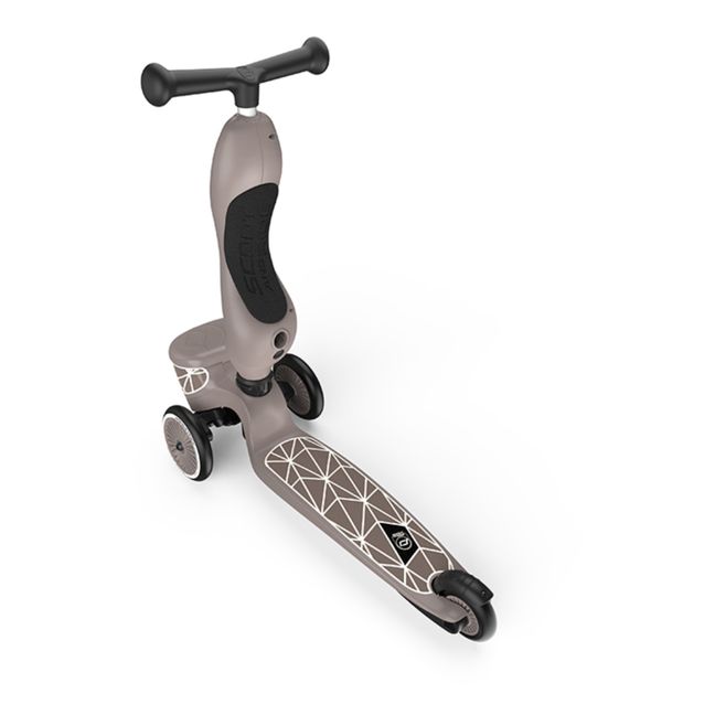 Trottinette 2 en 1 Lignes | Taupe