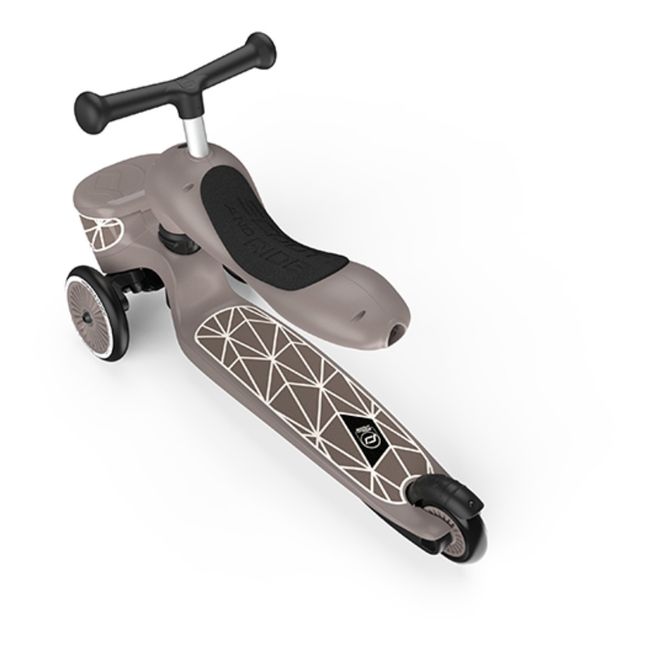 Trottinette 2 en 1 Lignes | Taupe