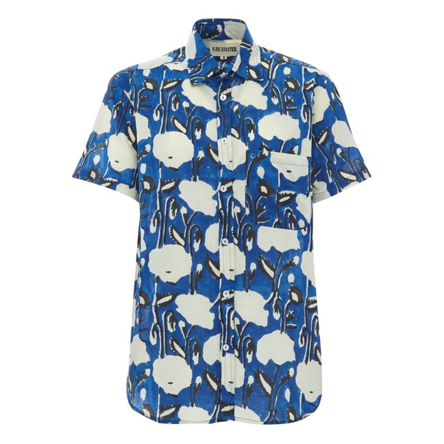 Floral Print Shirt | Blue