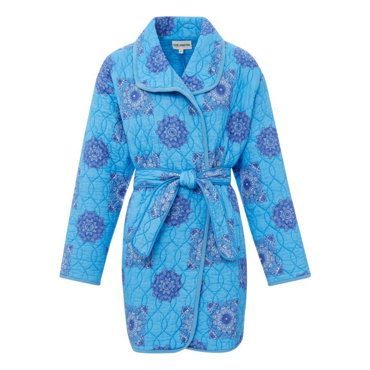 Kali Quilted Kimono Jacket | Azul- Imagen del producto n°0