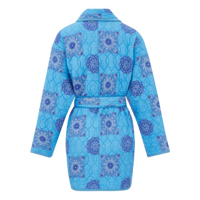 Kali Quilted Kimono Jacket | Blu