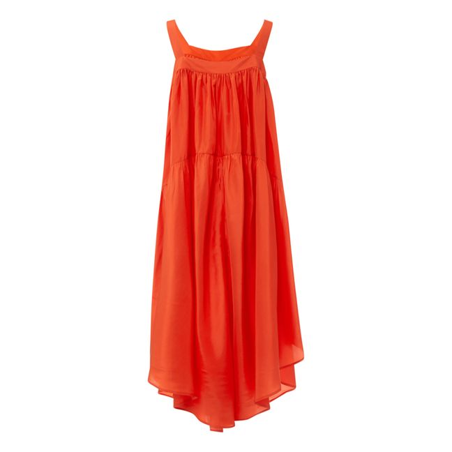 Seidenkleid Deia | Rot