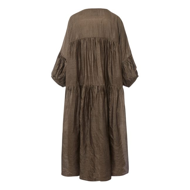 Airi Silk Dress | 05 Cacao