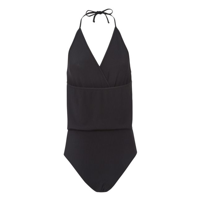 Camarat Ribbed Swimsuit | Black