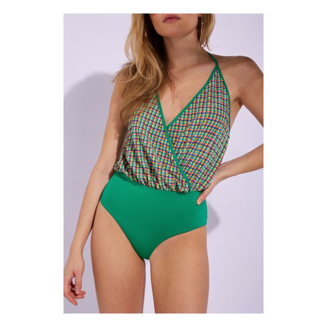 Camarat Madras Swimsuit | Grün