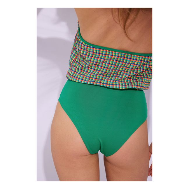 Camarat Madras Swimsuit | Green