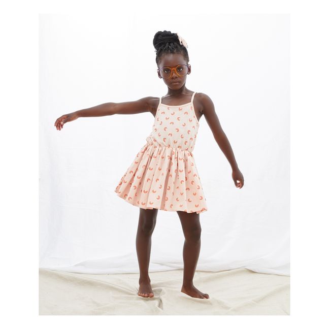 Croissant Print Dress With Integrated Body | Blassrosa
