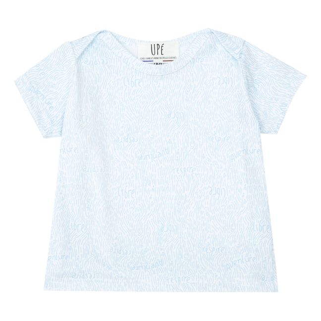 T-Shirt en Coton Bio Recyclé | Bleu ciel