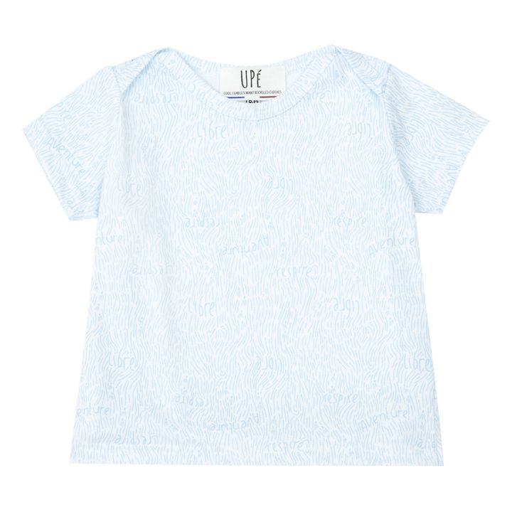 Recycled Organic Cotton T-Shirt | Azul Cielo- Imagen del producto n°0
