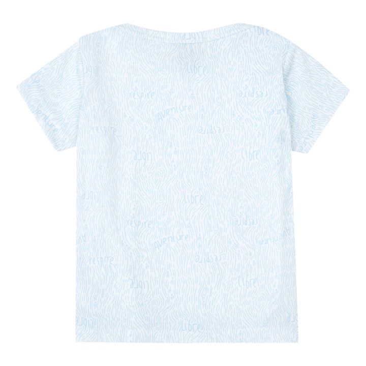 Recycled Organic Cotton T-Shirt | Azul Cielo- Imagen del producto n°1