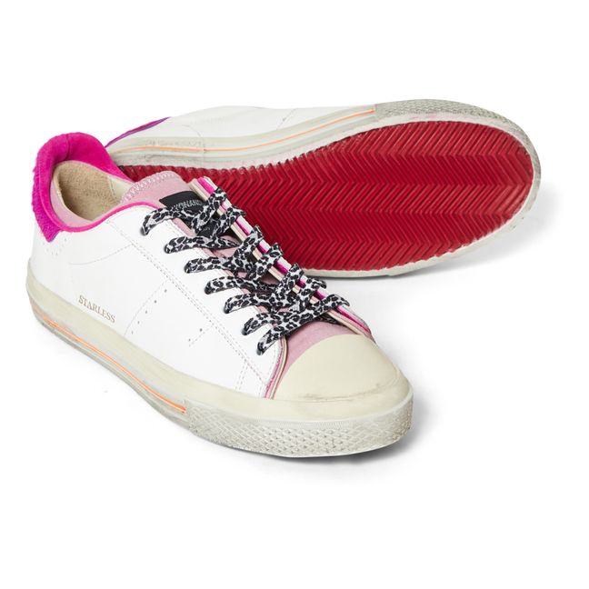 Starless Low Rise Sneakers | Fluorescent pink