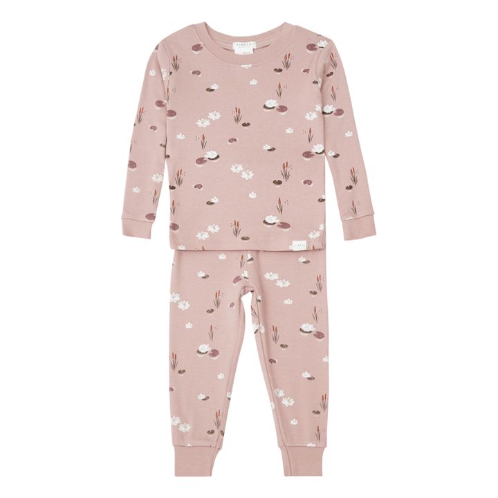 Pijama de dos piezas de algodón orgánico Anémonas | Parma- Imagen del producto n°0