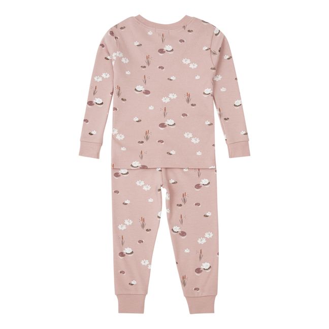 Anemones Organic Cotton Pyjama Set | Mauve