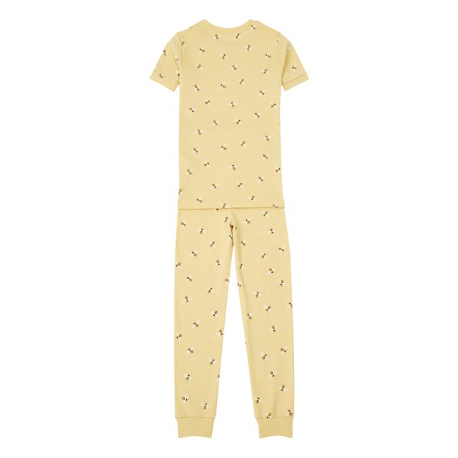Organic Cotton Short Sleeve Pyjama Bees | Miel