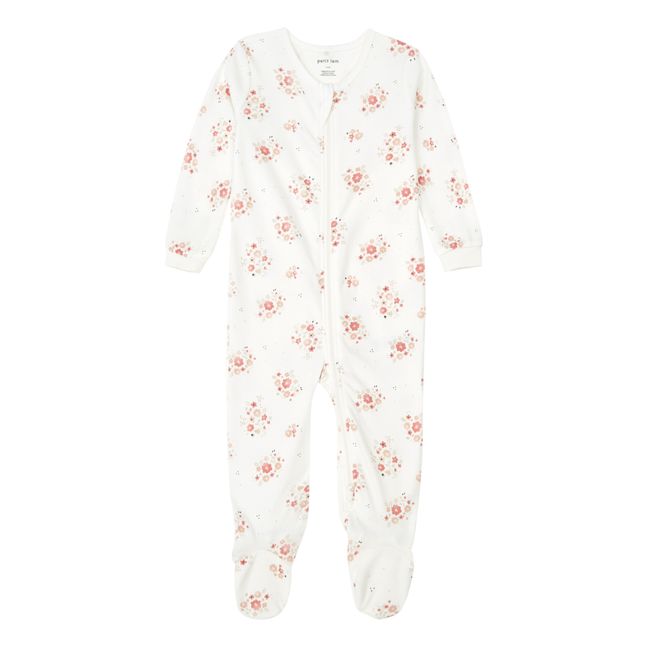 Organic Cotton Floral Sleepsuit | Crudo