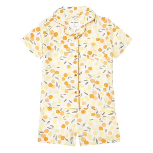 Pijama de Poliéster Reciclado Agrume | Crudo