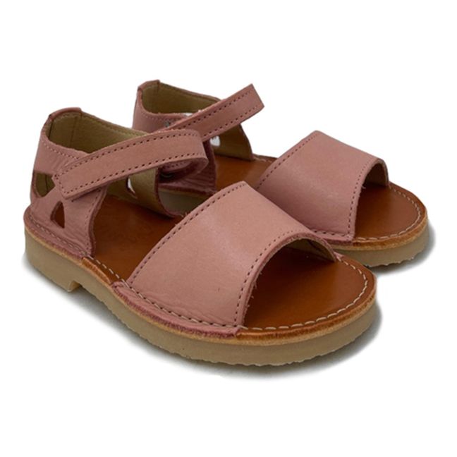 Mavis Leather Sandals | Pink