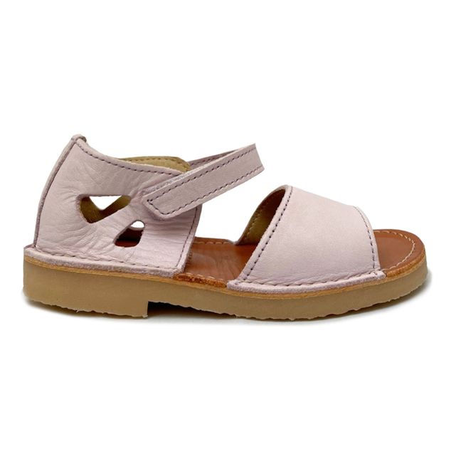 Mavis Leather Sandals | Lilac
