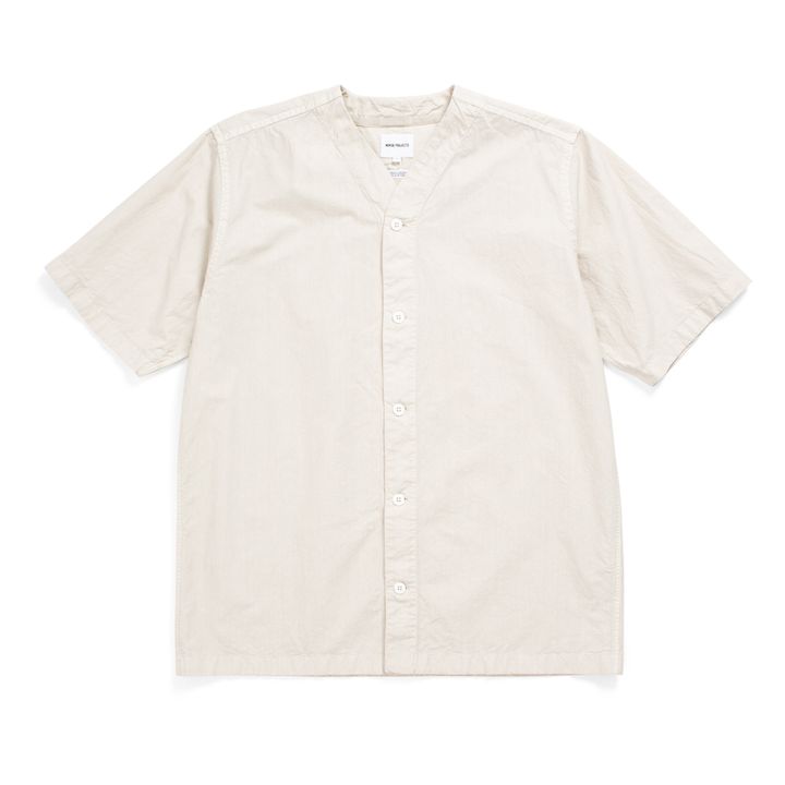 Erwin Typewriter Short Sleeve Shirt  | Bianco- Immagine del prodotto n°0
