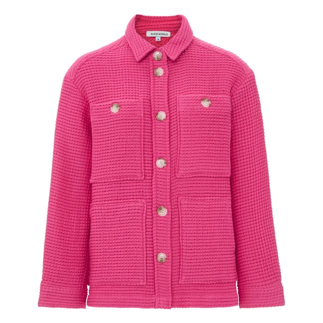 Bonnie Honeycomb Jacket | Fuscia