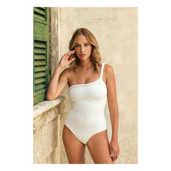 Maillot 1 Pièce India | Blanc cassé