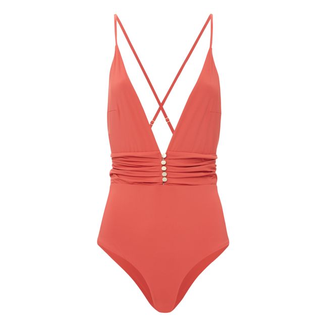 Maillot 1 Pièce Sascha | Carmin