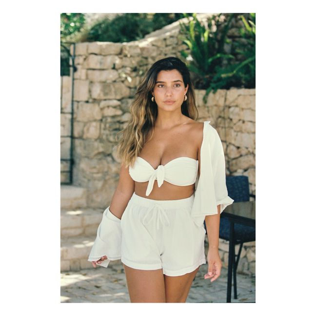 Haut de Maillot Aya | Blanc cassé