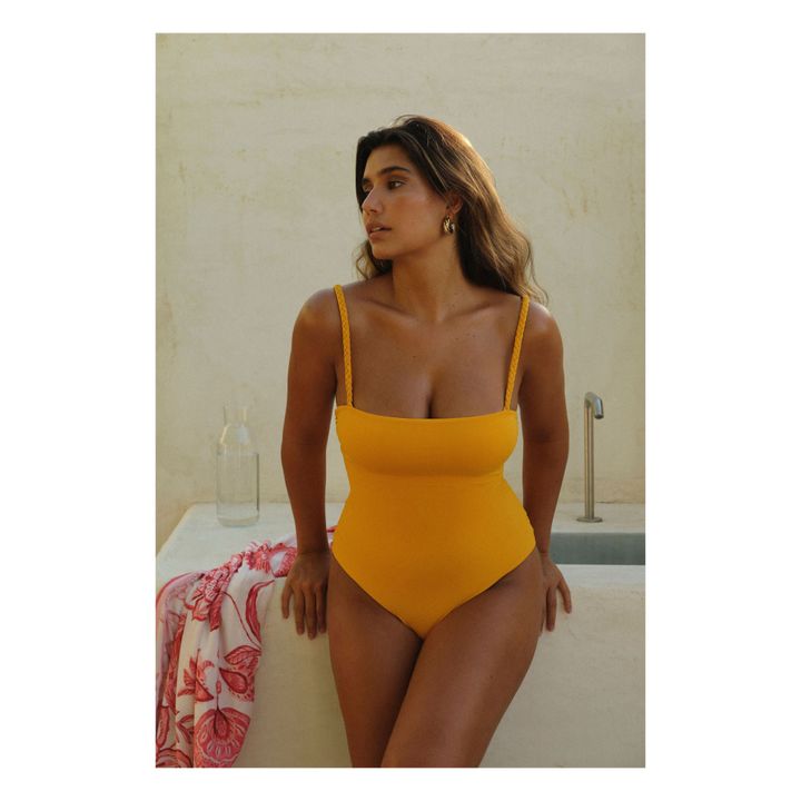 Hannah One-Piece Swimsuit | Amarillo- Imagen del producto n°4