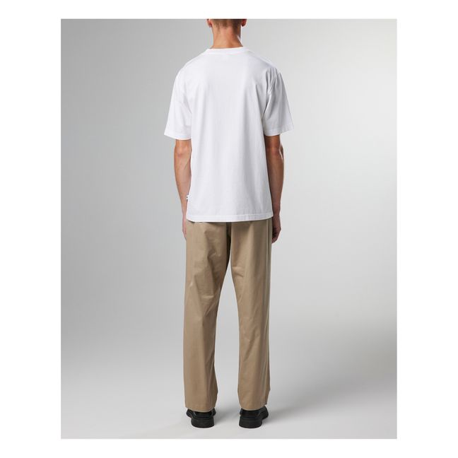 Camiseta Adam 3209 de algodón ecológico | Blanco