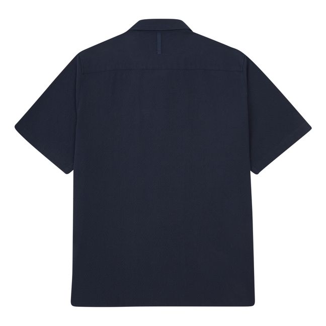 Julio Organic Cotton Short Sleeve Shirt | Navy
