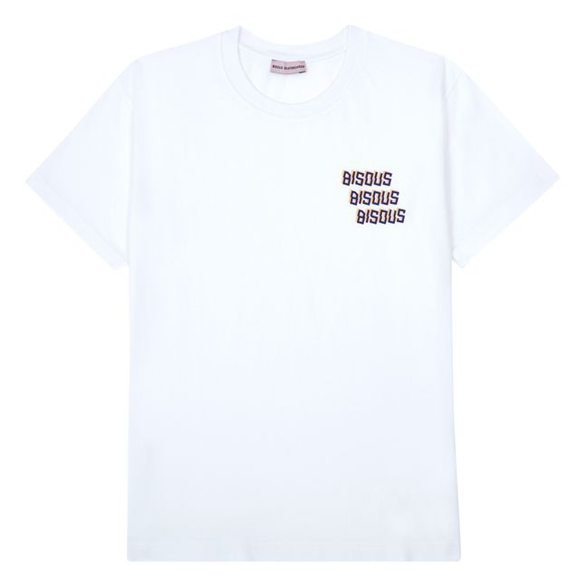 T-shirt Bisous X3 | Blanc