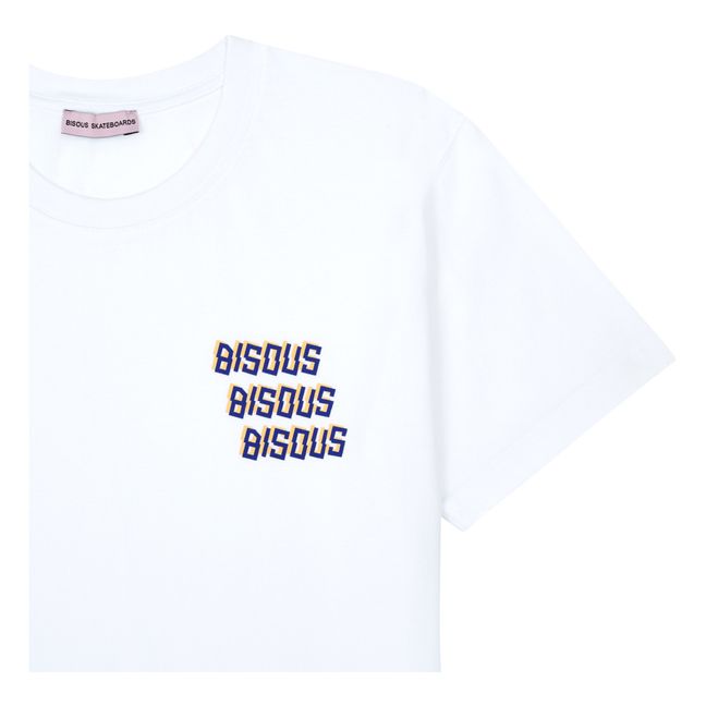 T-shirt Bisous X3 | Weiß