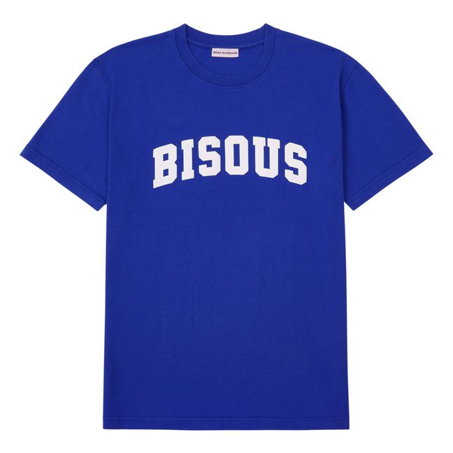 College T-shirt | Blu  indaco