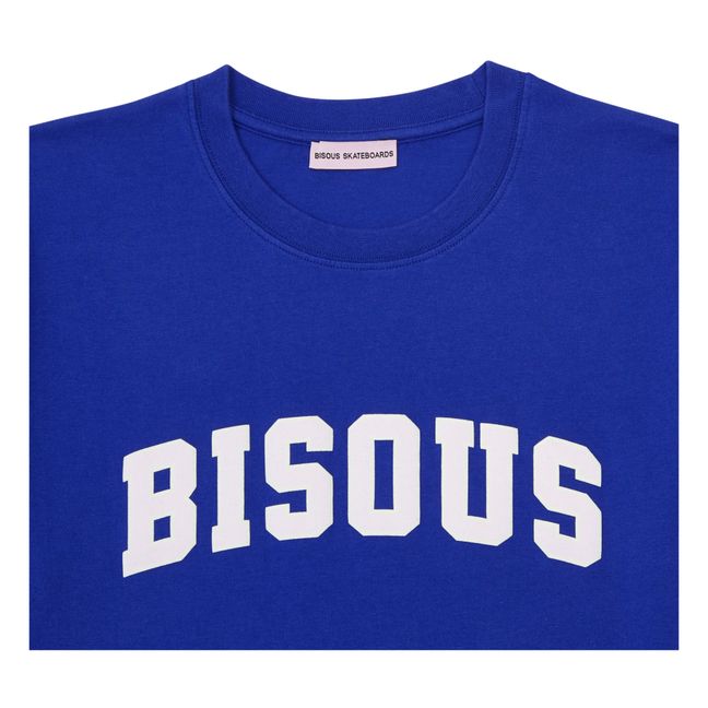 College T-shirt | Blu  indaco